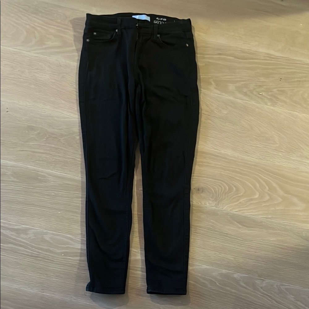Black Skinny Jeans - 7 for All Mankind - Bair Ankle